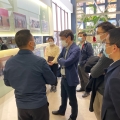 上海市文旅局副局長、市文物局副局長褚曉波一行蒞臨我司視察疫情防控和復(fù)工復(fù)產(chǎn)工作